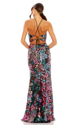 3 of 3 Mac Duggal 49695 Dress Black-Multi