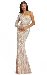 3 of 5 Mac Duggal 4982D Dress Rose-Gold