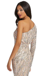 4 of 4 Mac Duggal 4982M Rose Gold