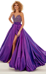 1 of 4 Rachel Allan 50000 Dress Iridescent-Ultraviolet