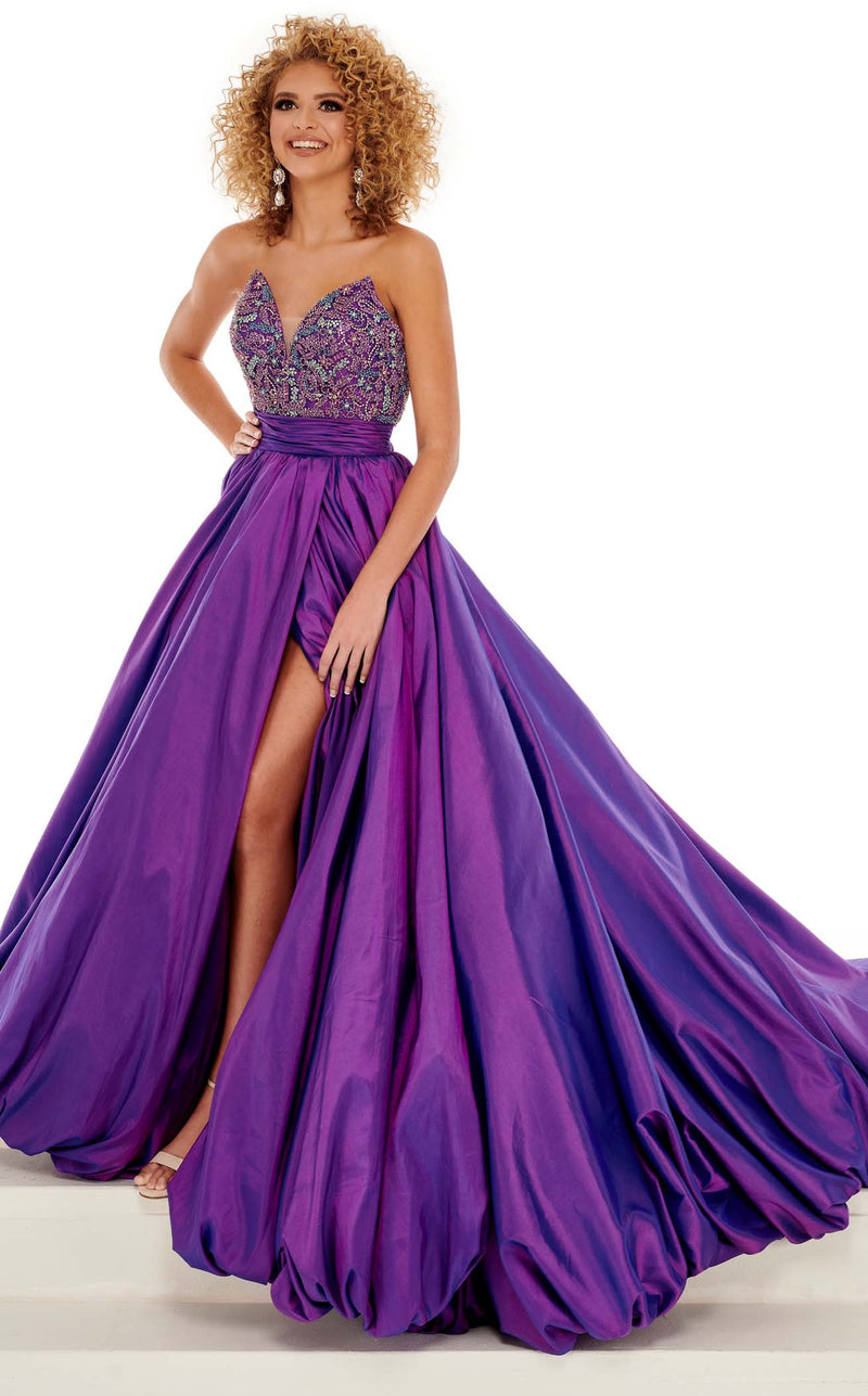 Rachel Allan 50000 Dress Iridescent-Ultraviolet