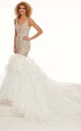 2 of 7 Rachel Allan 50006 Dress White