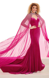 2 of 6 Rachel Allan 50028 Dress Magenta