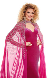 6 of 6 Rachel Allan 50028 Dress Magenta