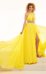 2 of 6 Rachel Allan 50031 Dress Yellow-Multi