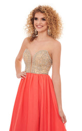 5 of 6 Rachel Allan 50055 Dress Coral