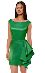 2 of 5 Rachel Allan 50065 Dress Emerald