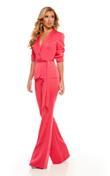 2 of 4 Rachel Allan 50073 Jumpsuit Coral