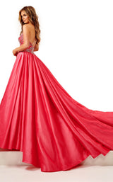 3 of 4 Rachel Allan 50078 Dress Coral