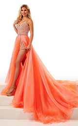 1 of 4 Rachel Allan 50081 Dress Coral