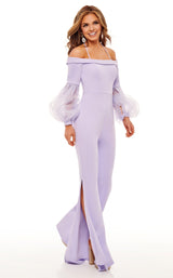 2 of 6 Rachel Allan 50095 Jumpsuit Lilac