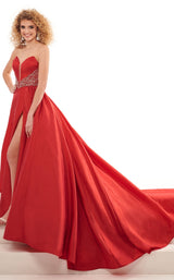 1 of 5 Rachel Allan 50099 Dress Red