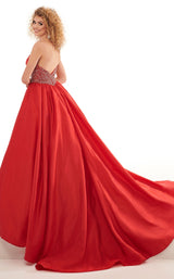 3 of 5 Rachel Allan 50099 Dress Red