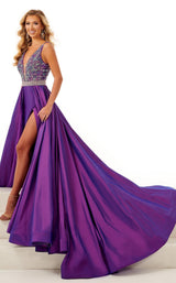 1 of 6 Rachel Allan 50104 Dress Ultraviolet