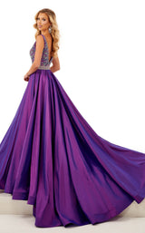 4 of 6 Rachel Allan 50104 Dress Ultraviolet