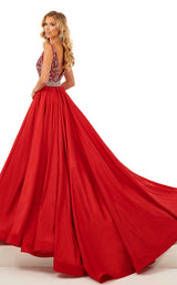 5 of 6 Rachel Allan 50104 Dress Red