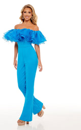 2 of 6 Rachel Allan 50106 Jumpsuit Ocean