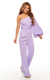 1 of 8 Rachel Allan 50108 Jumpsuit Lilac