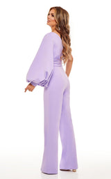 5 of 8 Rachel Allan 50108 Jumpsuit Lilac