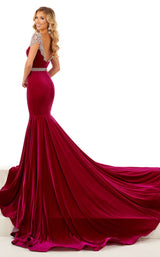 3 of 4 Rachel Allan 50109 Dress Magenta