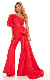 1 of 2 Rachel Allan 50110 Jumpsuit Watermelon