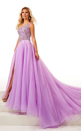 Rachel Allan 50124 Dress Lilac