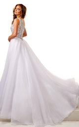 Rachel Allan 50124 Dress White