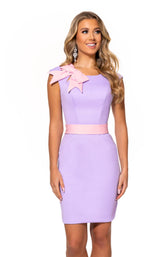 3 of 5 Rachel Allan 50126 Dress Lilac-Pink