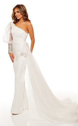 2 of 4 Rachel Allan 50128 Jumpsuit White