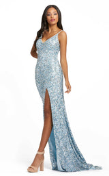 2 of 4 Mac Duggal 5015 Dress Powder-Blue