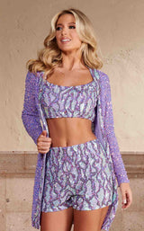 2 of 11 Rachel Allan 50223 Lilac Multi