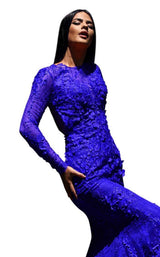 7 of 9 Tarik Ediz 50409 Royal Blue