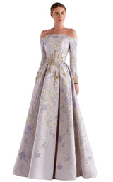 1 of 2 Edward Arsouni Couture SS0504 Dress Lilac