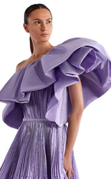 2 of 2 Edward Arsouni Couture SS0505 Dress Lilac