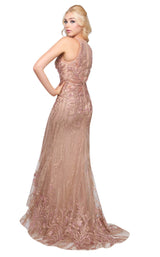 3 of 6 Mac Duggal 50512D Rose Nude
