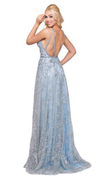 3 of 6 Mac Duggal 50520D Powder Blue