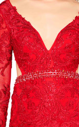 2 of 6 Mac Duggal 50540R Red