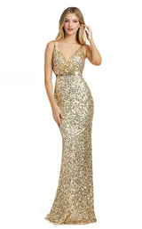 1 of 7 Mac Duggal 5055D Dress Gold