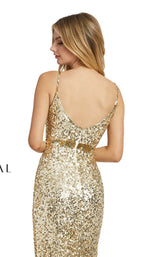 6 of 7 Mac Duggal 5055D Dress Gold