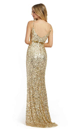 3 of 4 Mac Duggal 5055M Dress Gold