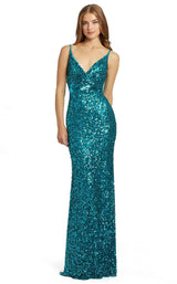 2 of 4 Mac Duggal 5055M Dress Teal