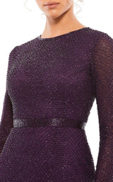 4 of 4 Mac Duggal 5056 Dress Aubergine