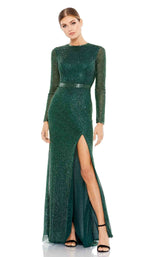 2 of 4 Mac Duggal 5056 Dress Bottle-Green
