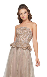 4 of 6 Mac Duggal 50561D Champagne