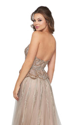 6 of 6 Mac Duggal 50561D Champagne