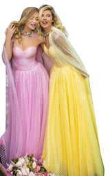 2 of 4 Tarik Ediz 50617 Dress Yellow