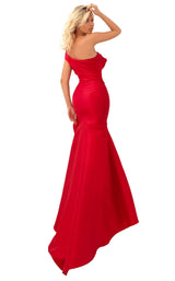 2 of 4 Tarik Ediz 50620 Dress Red