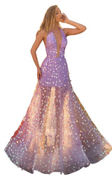 Tarik Ediz 50627 Dress Lilac