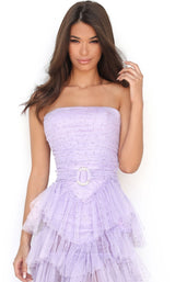 4 of 6 Tarik Ediz 50631 Dress Lilac