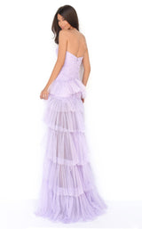 3 of 6 Tarik Ediz 50631 Dress Lilac